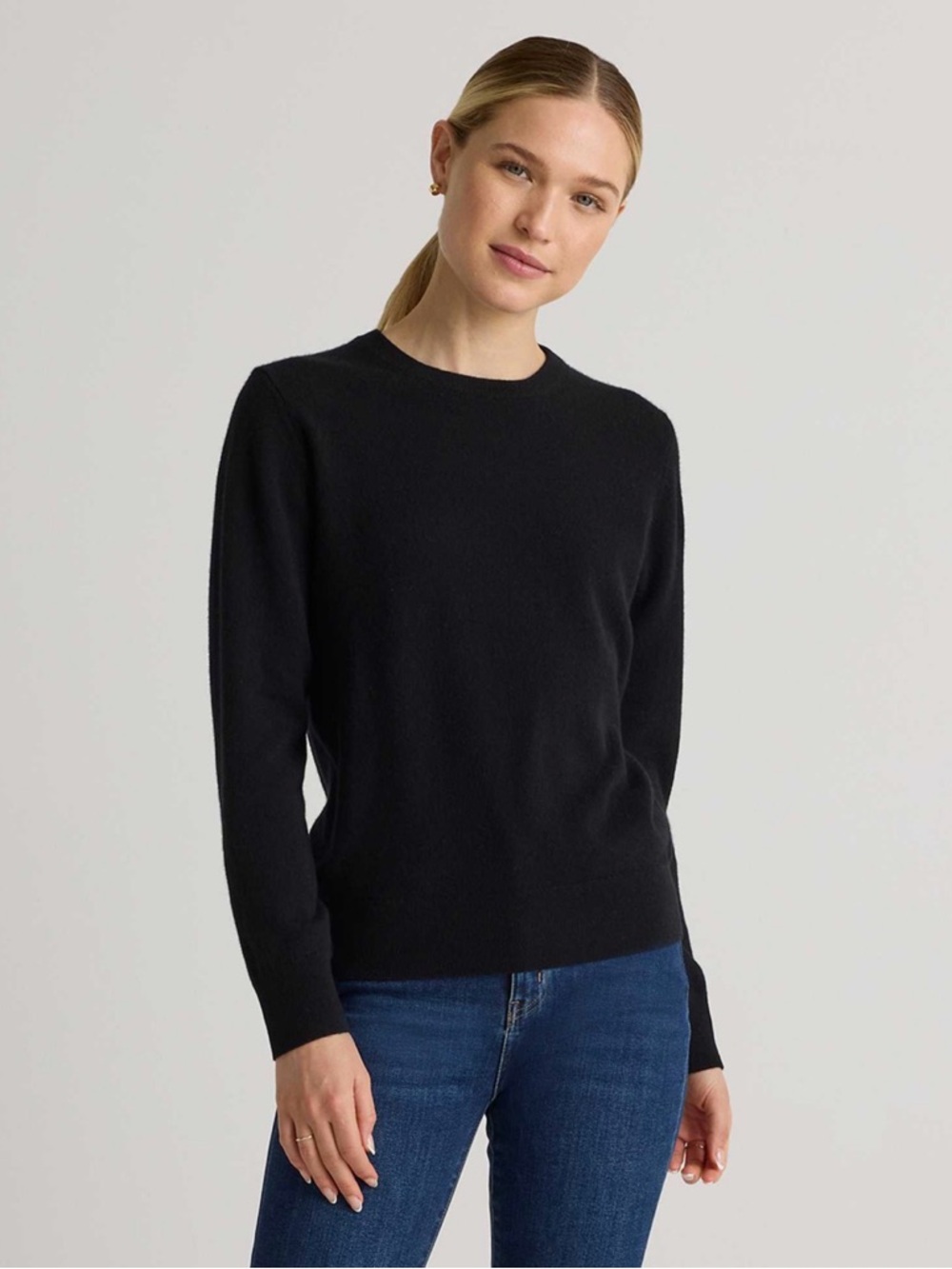Quince Mongolian Cashmere Crew Neck Sweater